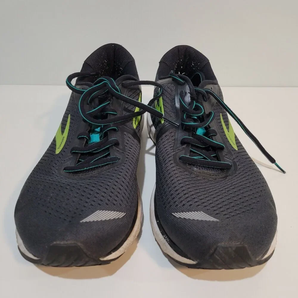 Brooks Adrenaline GTS 20 Black Running Shoes Mens Size 11.5